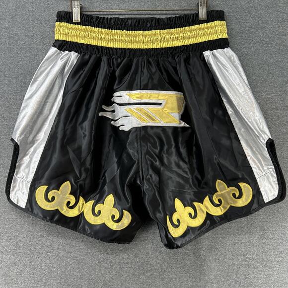 NEW RDX Beyond Fighting MMA Boxing Shorts XXXL Black Gold White Kickboxing - Picture 13 of 16